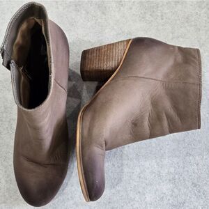 🐢 BP Trolley Ankle Booties in Tan Size 8.5 Tan Leather